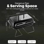 GasOne GPT-25 Portable Propane Grill with Adjustable Legs