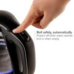 OVENTE KG83B Electric Glass Kettle in Black