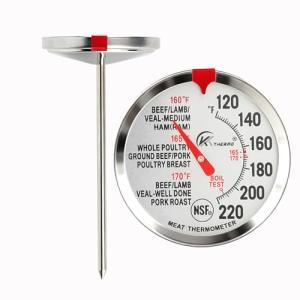 Instant Read Meat Thermometer with Waterproof Dial