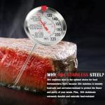Instant Read Meat Thermometer with Waterproof Dial