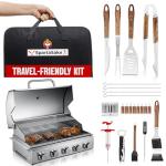 24-Piece Stainless Steel Grill Tool Set