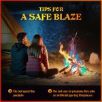 MEKER Color Changing Fire Pit Pack - 12 Pieces