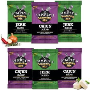 Dimply's Cajun and Jerk Seasoning Mix - 3 Pack