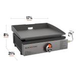 Blackstone 17” Flat Top Grill with Grease Pan