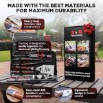 SpartaSake BBQ Grill Tool Set - 24 Pieces