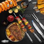 GRILLART 19-Piece 18-Inch Grill Tool Set