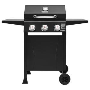 Brand-Man 3-Burner Propane Gas Grill with Thermometer
