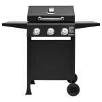 Brand-Man 3-Burner Propane Gas Grill with Thermometer