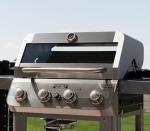 4-Burner Stainless Steel Gas Grill for Outdoors