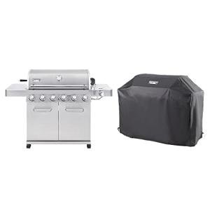 Monument 6-Burner Stainless Steel Gas Grill Set