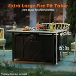 BALI OUTDOORS 42" Propane Fire Pit Table