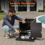 BALI OUTDOORS 42" Propane Fire Pit Table