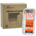 50-Pack Aluminum Drip Pans for Blackstone Griddles