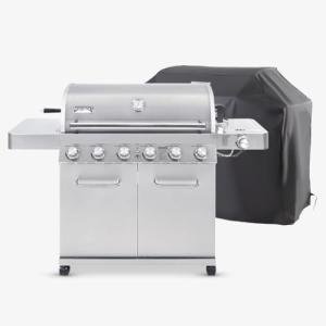 Monument Grills 6-Burner Stainless Steel Propane Grill