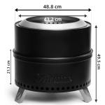 TURBRO 48.3cm Portable Outdoor Charcoal Grill