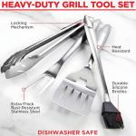 Alpha Grillers Heavy Duty BBQ Tool Set
