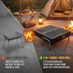 SUNLIFER Portable Charcoal Grill for Outdoor Fun