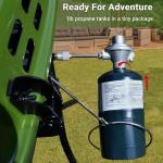 Portable Propane Gas Grill with Push-Button Ignition