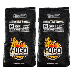 FOGO 35 lb Premium Oak Lump Charcoal 2-Pack