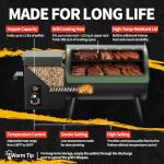 Damniss 8-in-1 Electric Wood Pellet Smoker Grill