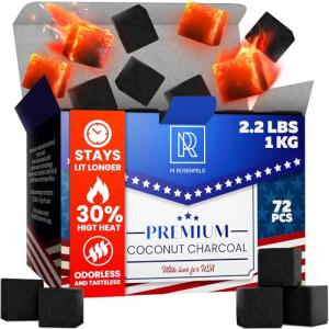 Coconut Charcoal Cubes - XL Pack of 72
