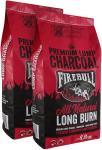 FIREBULL Premium Lump Charcoal Twin Pack 17.6lb