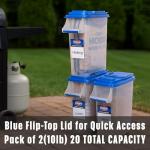 Kingsford Pellet Dispenser with Flip Spout, Stackable