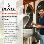 Blaze Aluminum Kamado Grill for Perfect Grilling
