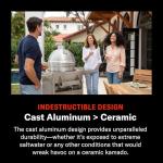 Blaze Aluminum Kamado Grill for Perfect Grilling