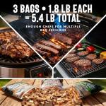 Mr. Bar-B-Q Wood Smoker Chips Trio Pack