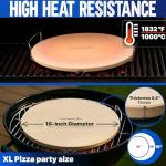 16-Inch Pizza Stone for Oven and Grill