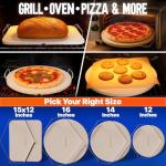 16-Inch Pizza Stone for Oven and Grill