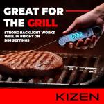 Kizen Instant Read Meat Thermometer - Red