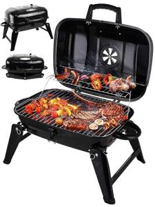Portable Mini Charcoal Grill for Outdoor Cooking