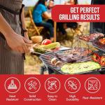 Portable Mini Charcoal Grill for Outdoor Cooking