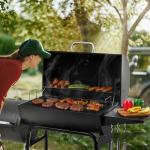 Royal Gourmet 76.2 cm Charcoal Grill with Smoker