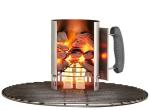 Weber Compact Rapidfire Charcoal Chimney Starter