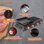 Creole Feast GD4002T Portable 4-Burner Propane Grill