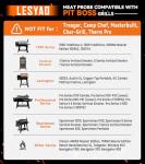 LESYAO 2-Pack Meat Probe for Pit Boss Grills
