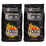 FOGO Premium Hardwood Lump Charcoal 2-Pack 17.6 lb