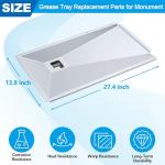 Stainless Steel Grease Tray for Monument Grills