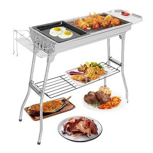 Outvita Portable Charcoal Grill - Foldable BBQ System