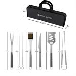 Home-Complete 7-Piece Stainless Steel Grill Tool Set