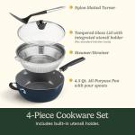 4-Pc Multi-Purpose Grilling Pan Set