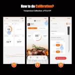 WiFi Meat Thermometer with 4 Probes and LCD
