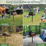 Toriexon Stainless Steel Charcoal Park Grill