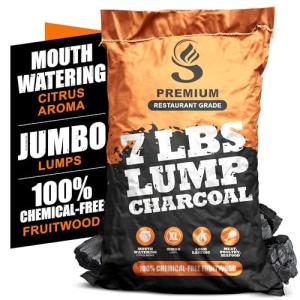 Jumbo Lump Charcoal for BBQ and Smoking