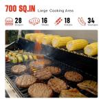 Monument Grills 4-Burner Propane Gas Grill with Thermometer