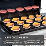 Master Cook 3-Burner Propane Gas Grill with Table