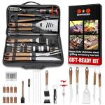 SpartaSake Stainless Steel BBQ Grill Tools Set